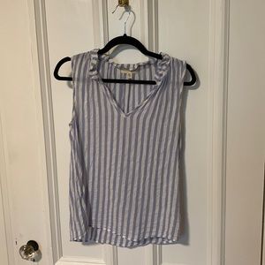 Size small cotton/modal summer sleeveless blouse